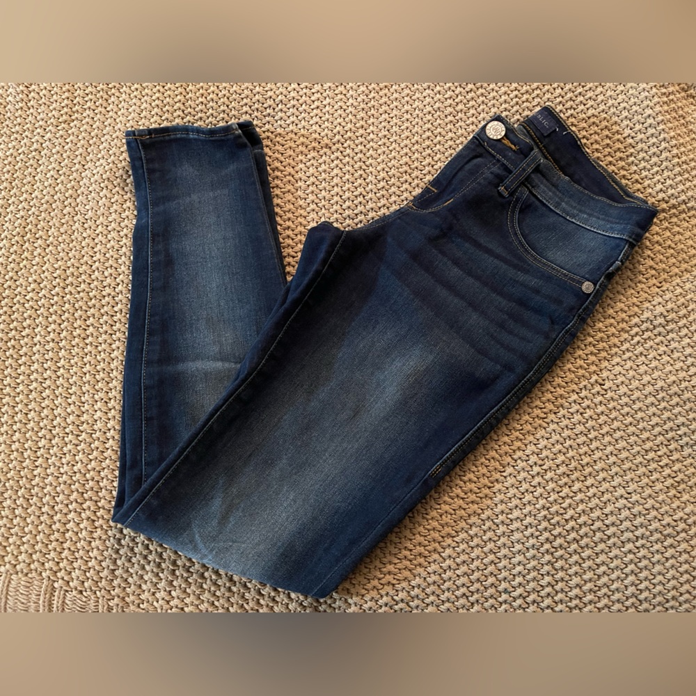 Rock & Republic Jeans Womens Kashmiere Skinny‎ Crop Blue Denim Sz 4
